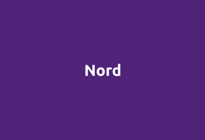 Auf Volt violettem Hintergrund steht hier in weißen Buchstaben: Nord