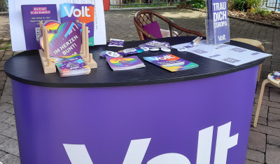 Infostand des Local Teams Bergstraße