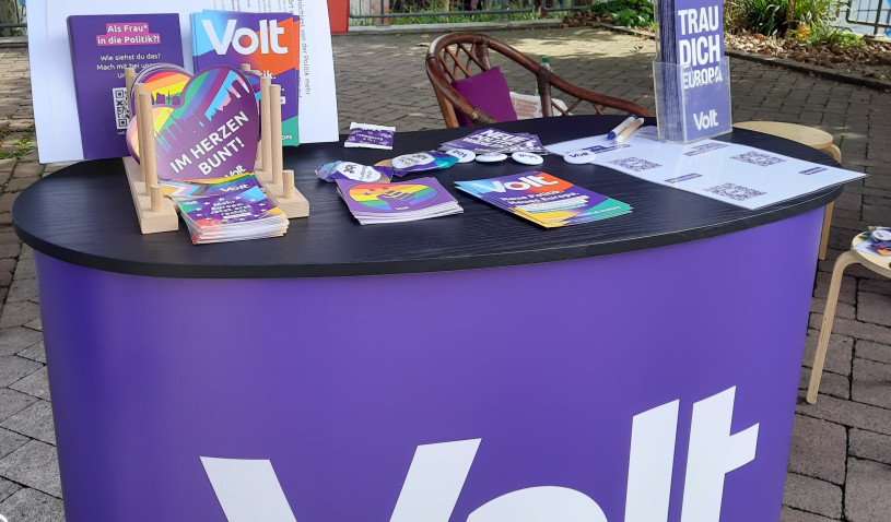 Infostand des Local Teams Bergstraße