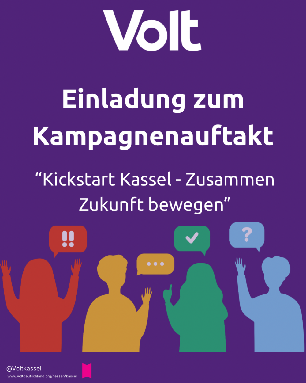 Einladung zum Kampagnenauftakt.