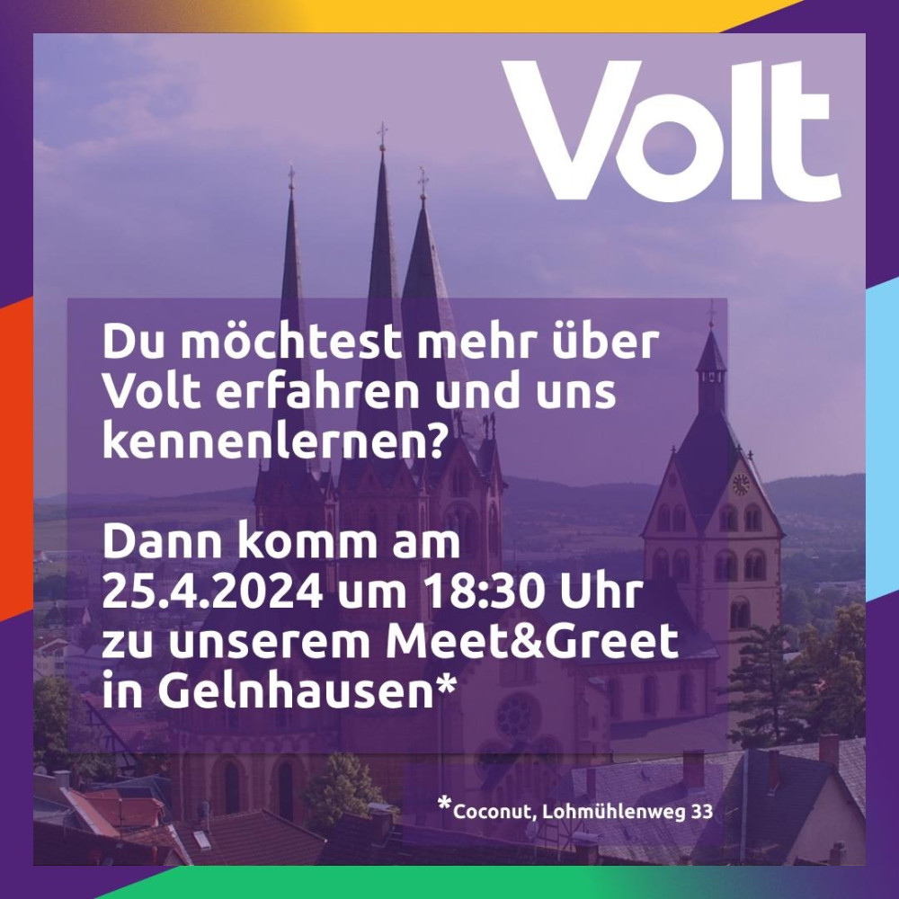 Meet & Greet von Volt Main-Kinzig-Wetterau im Coconut in Gelnhausen