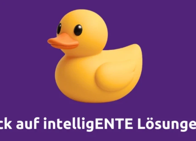 Bild mit einer gelben Ente