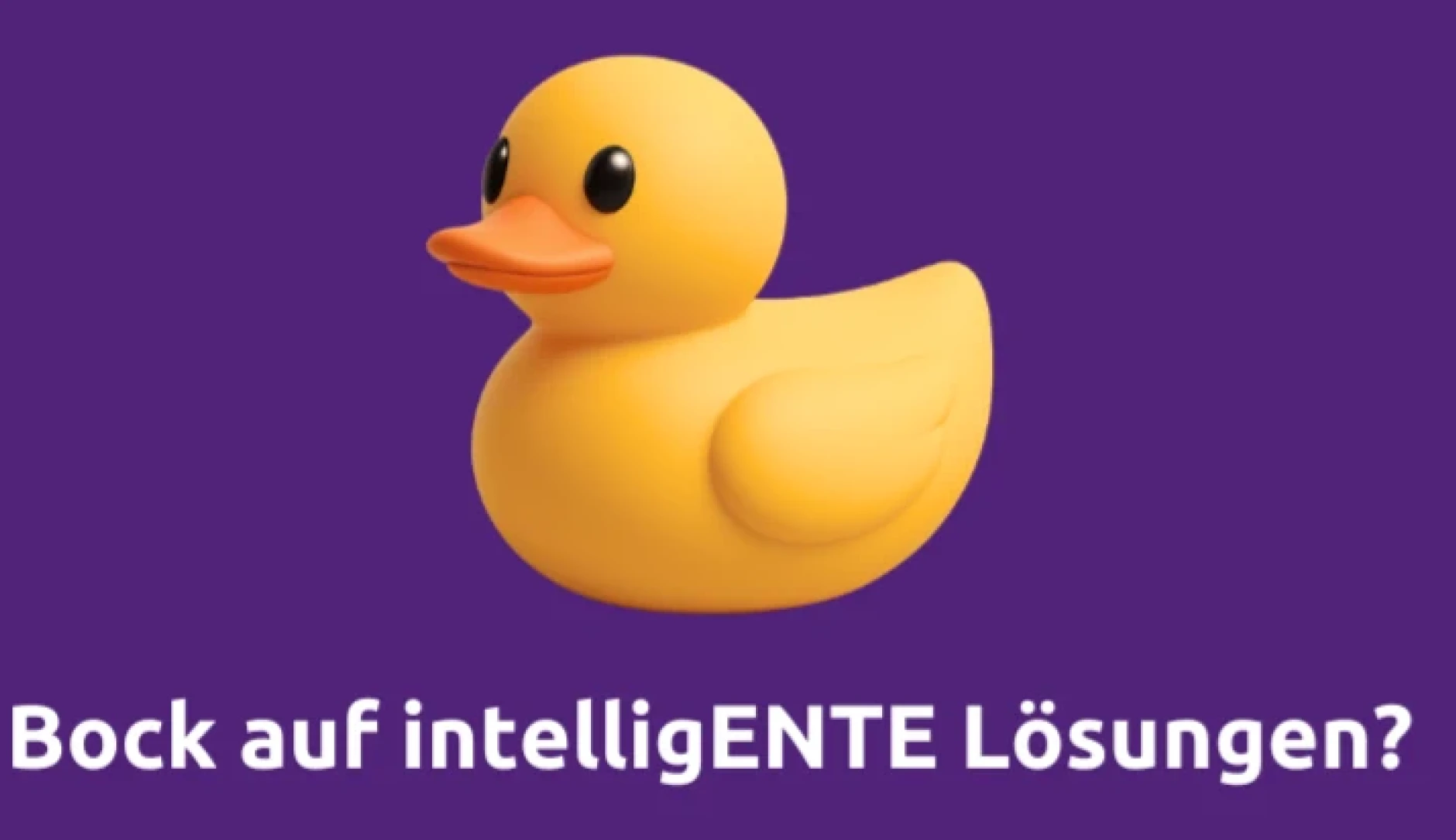 Bild mit einer gelben Ente