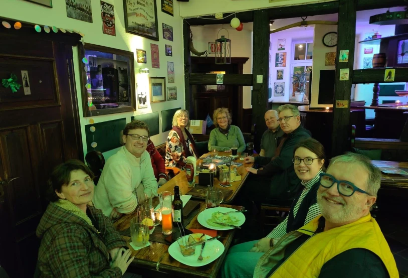 Meet & Greet von einer Gruppe