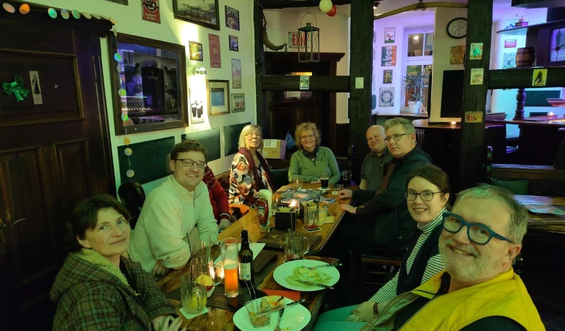 Meet & Greet von einer Gruppe