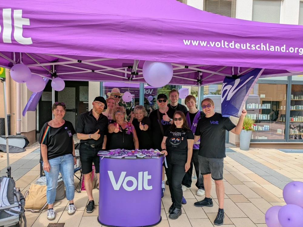 Infostand Team Main-Kinzig-Wetterau