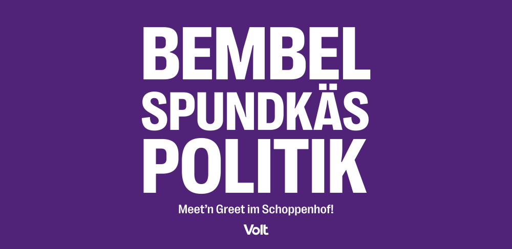 Bembel, Spundekäs und Politik. Meet & Greet von Volt Wiesbaden im Schoppenhof am 16. Juli 2024