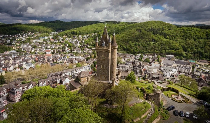 Blick über die Stadt Dillenburg