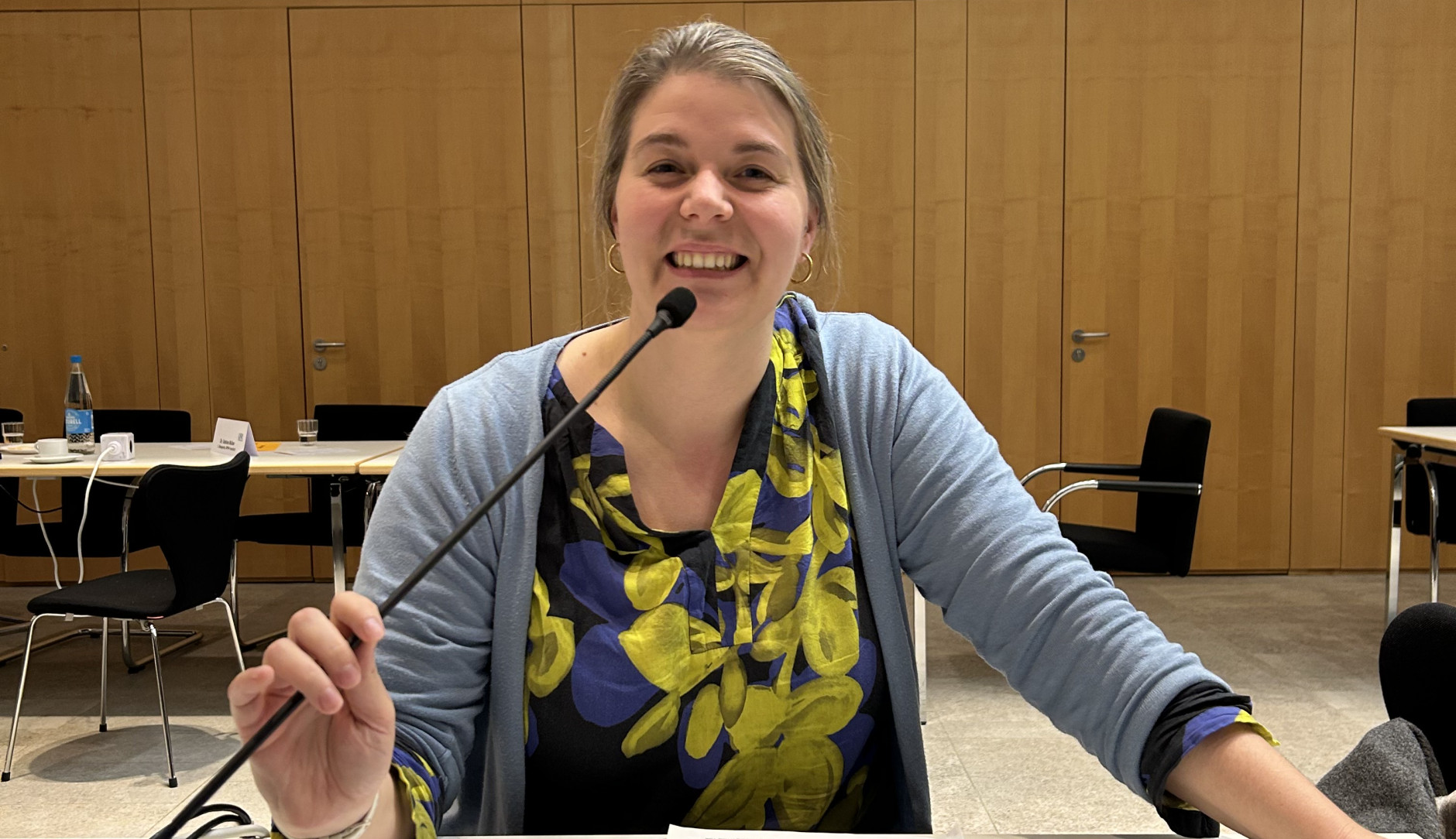 Ana Lena Herrling beim Landesfrauenrat.