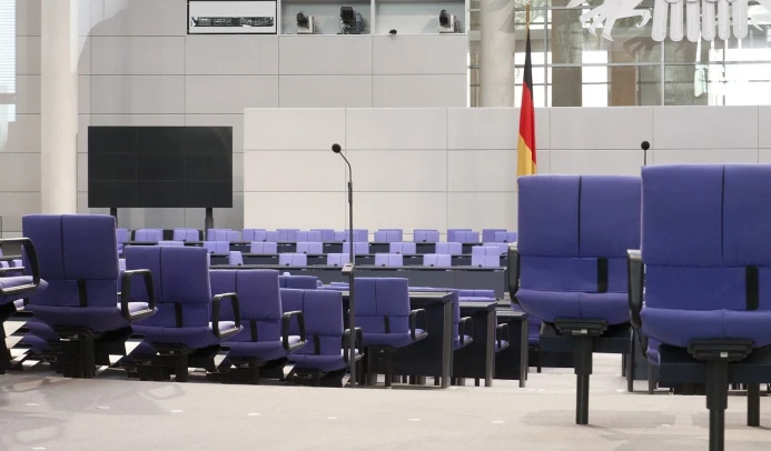 Blick in den Bundestag