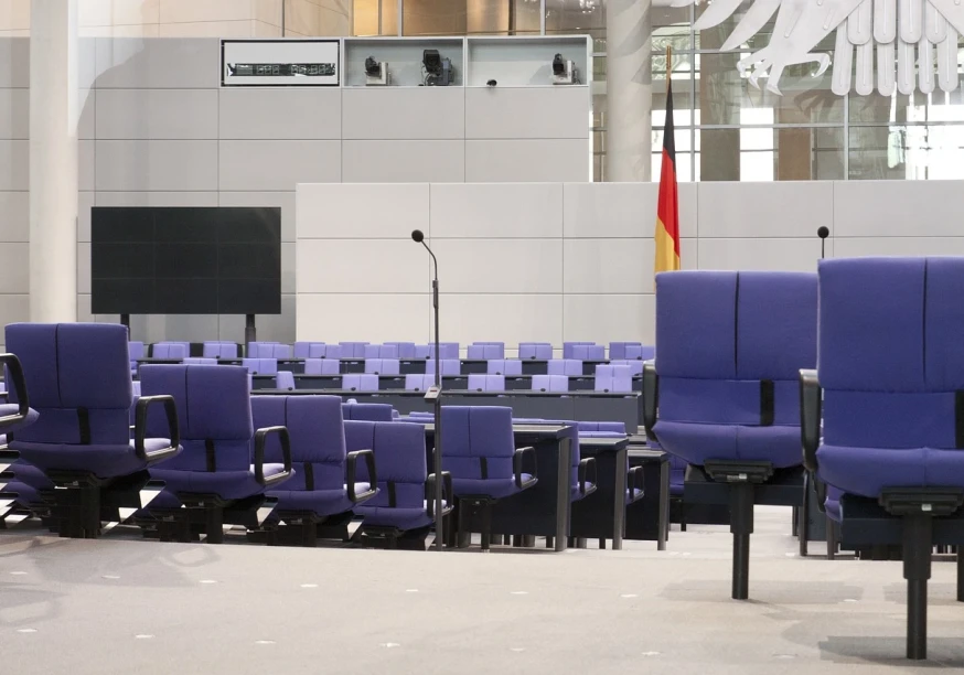 Blick in den Bundestag