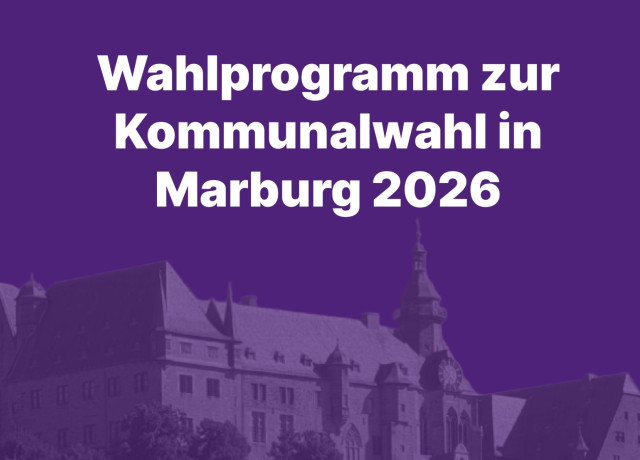 Wahlprogramm zur Kommunalwahl Marburg 2026