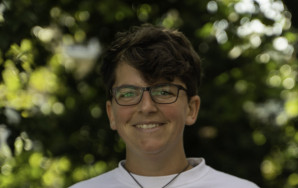 Bild von Carina König, Co-Vorsitzenden des Volt Deutschland Landesverbands Hessen.