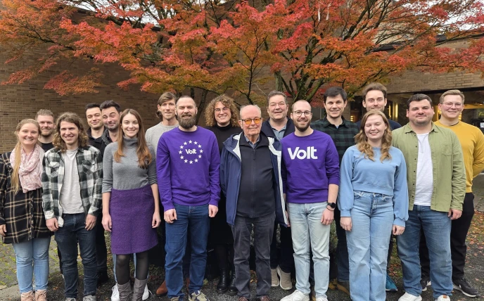 Gruppenfoto des Teams von Volt Giessen