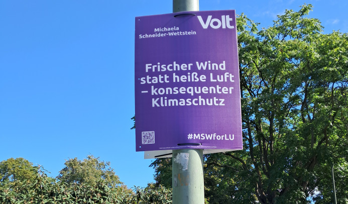 Plakatmotiv Frischer Wind statt heiße Luft