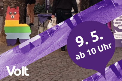 Infostand am 9.05.