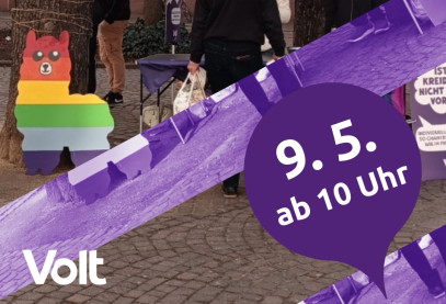 Infostand am 9.05.