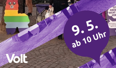 Infostand am 9.05.