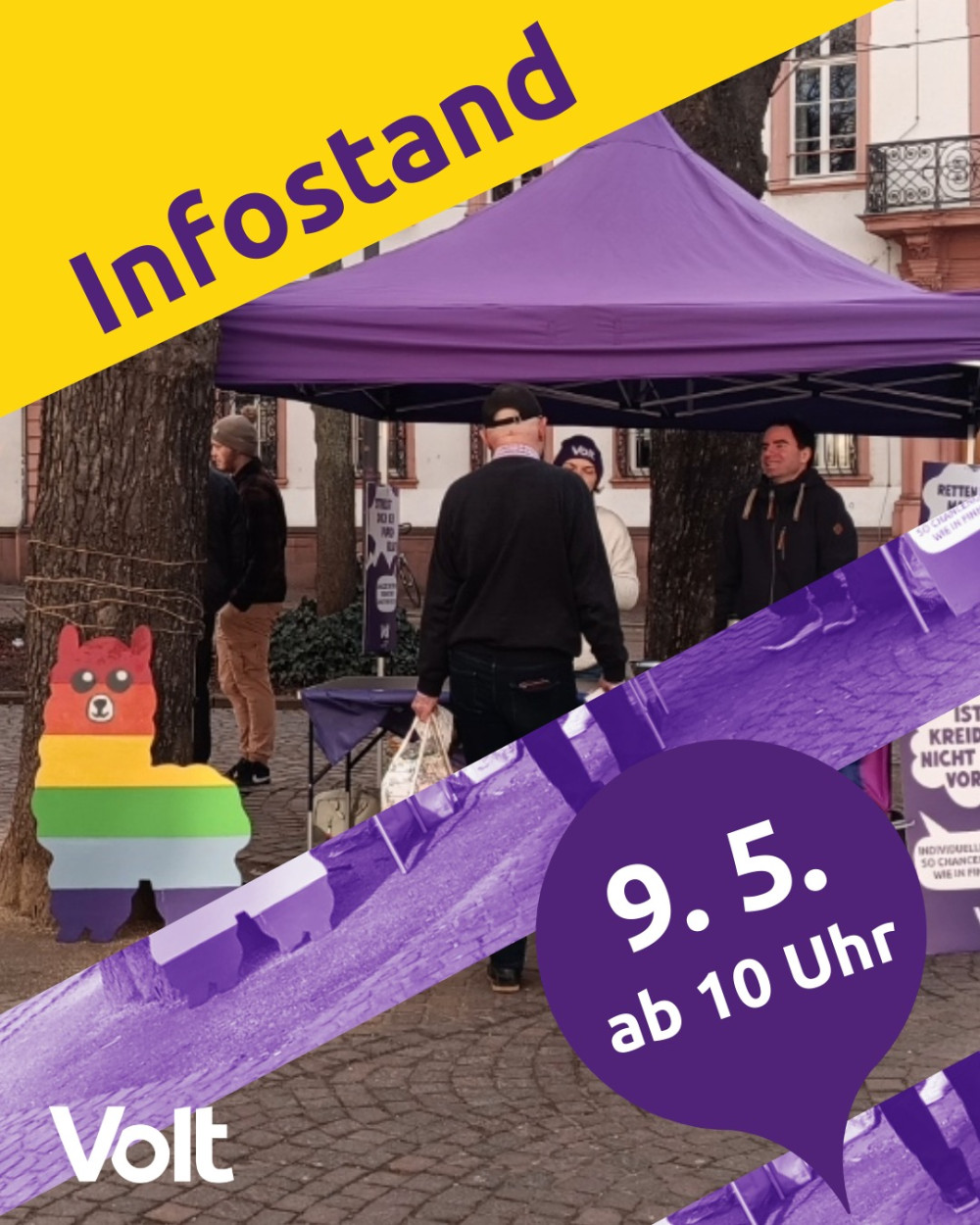 Infostand am 9.05.