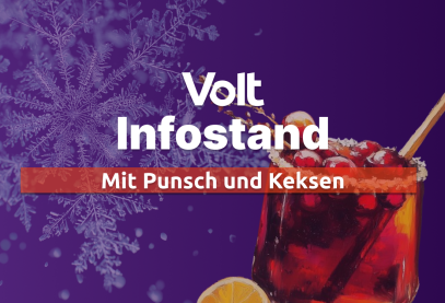 Infostand Punsch Volt Marburg