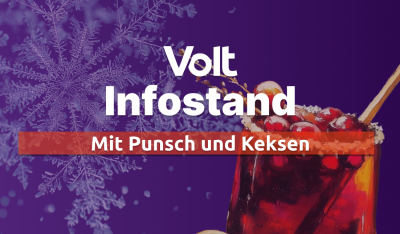Infostand Punsch Volt Marburg