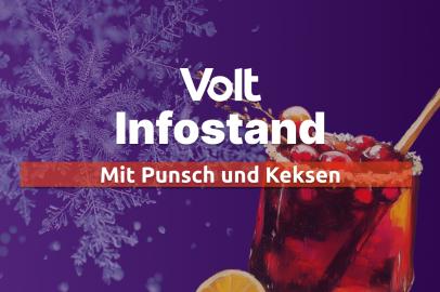 Infostand Punsch Volt Marburg