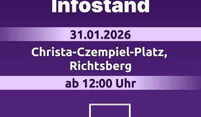 Infostand Volt Marburg am Richtsberg Kommunalwahl 2026