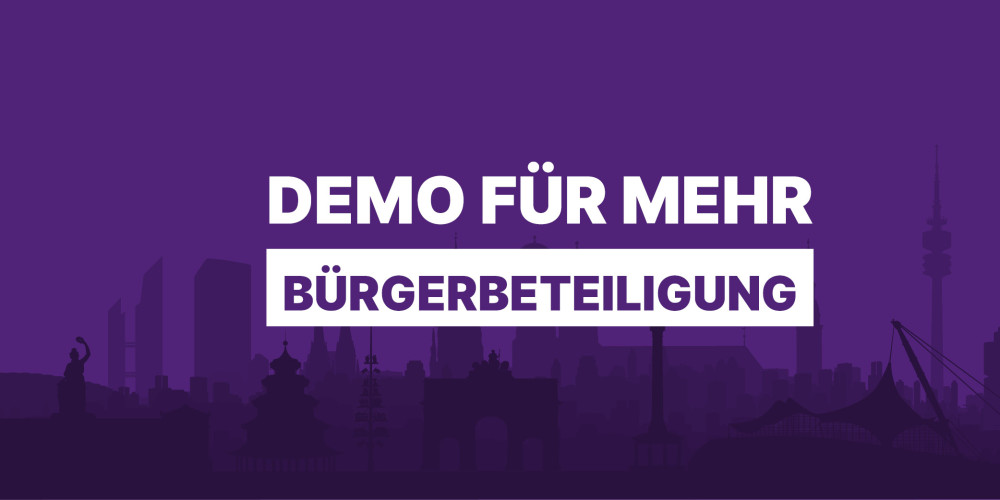 Demo für mehr Bürgerbeteiligung