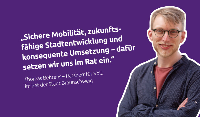 Zitat mit Portrait von Thomas