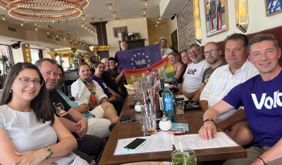 City Gruppe Düren/Jülich beim Meet and Greet in einem Cafe