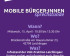 Mobile Bürgersprechstunde im Brückerfeld vor Nr. 23 am 15.4.2026 10:30 – 12:30