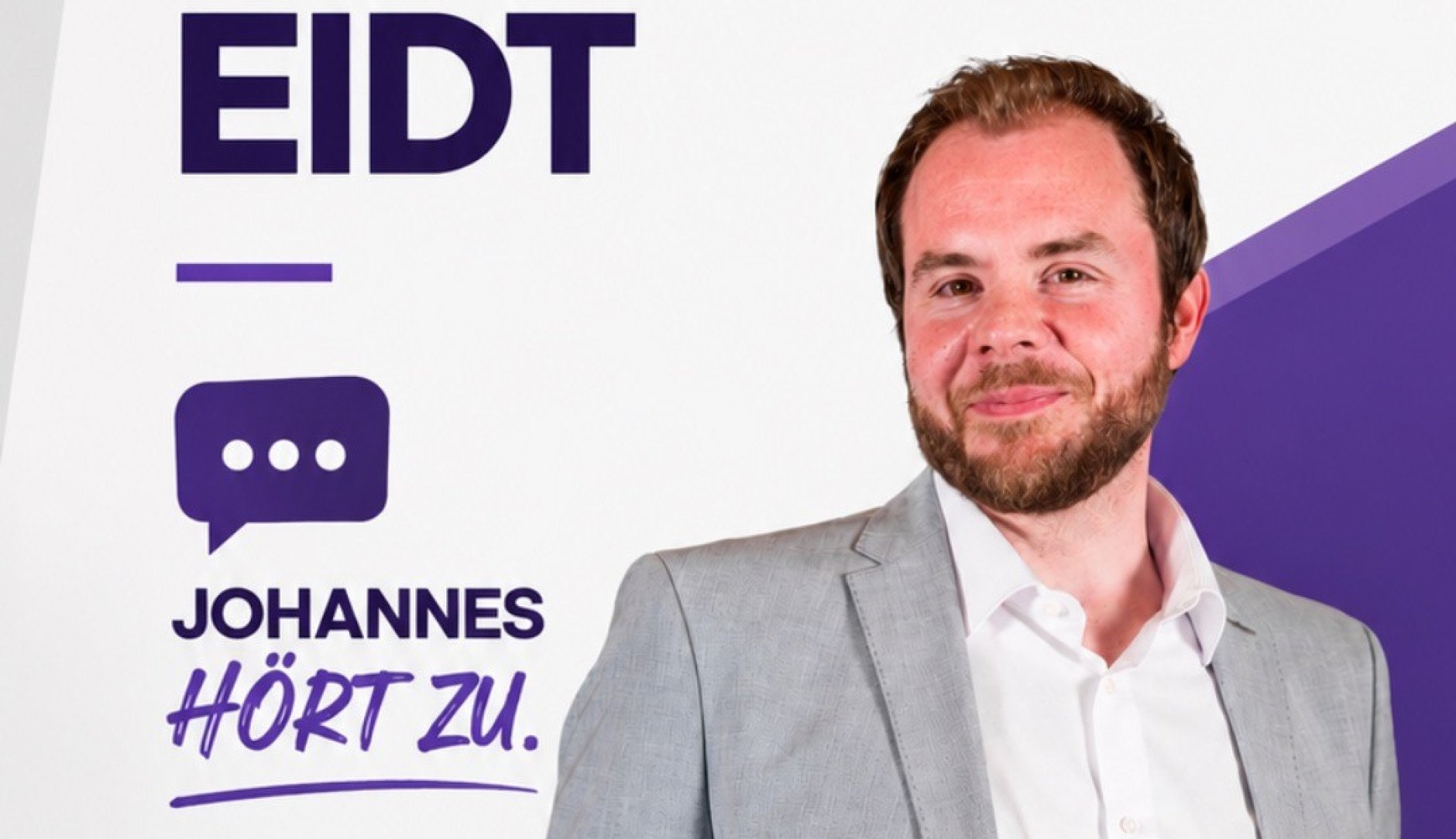 Johannes Eidt - Hochformat mit Logo und Text
