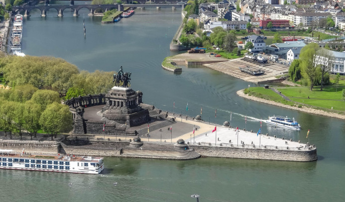 Deutsches Eck in Koblenz