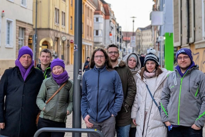 Volt Team Landau mit 8 Mitgliedern