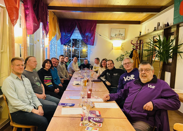 Personen auf dem Meet&Greet in Koblenz. Foto von Katja Bühring.