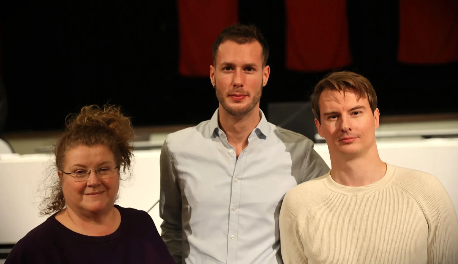 Britta Werner, Sascha Kolhey, Philipp Leisner bei der Stadtratssitzung zum Haushalt im Dezember