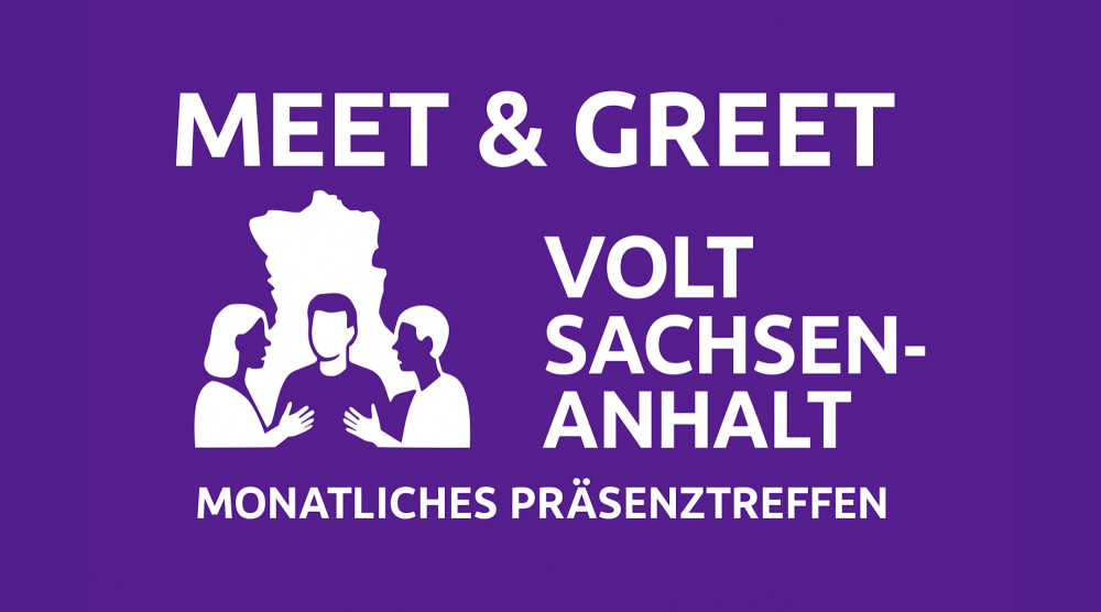 Meet & Greet von Volt Sachsen-Anhalt