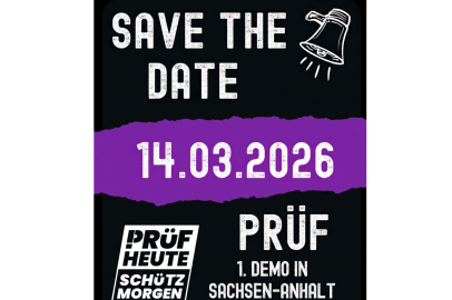 Aufruf zur 1. PRÜF-Demo in Magdeburg