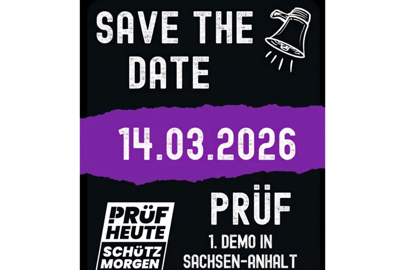 Aufruf zur 1. PRÜF-Demo in Magdeburg