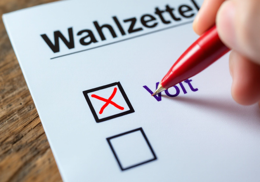 Wahlzettel Volt