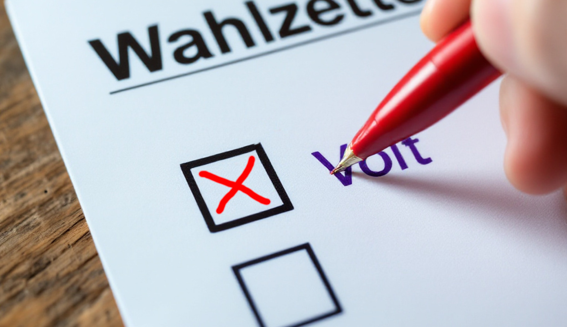 Wahlzettel Volt