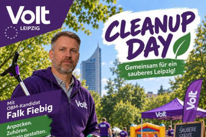 Cleanup Day - Gemeinsam für ein sauberes Leipzig! Mit OBM-Kandidat Falk Fiebig