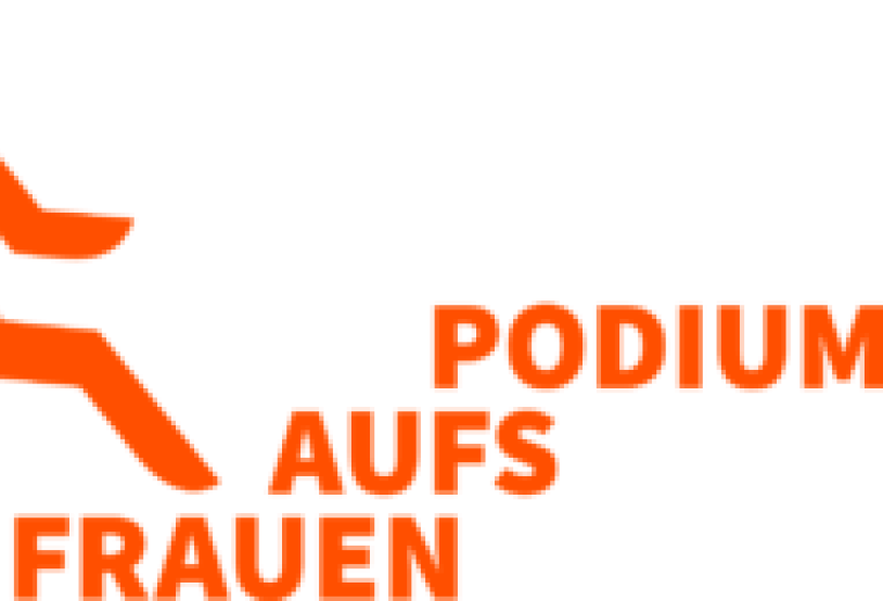 Logo Frauen aufs Podium