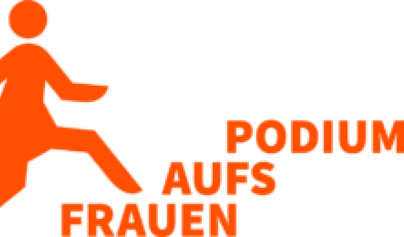 Logo Frauen aufs Podium