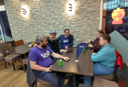 Volt Dithmarschen Treffen Heide Grill Maxx Südermarkt