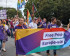 Volt Lübeck bei einer Pride Demo mit einem 