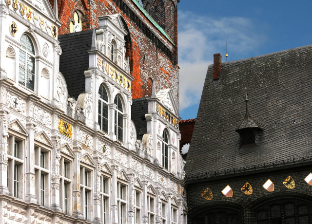 Das Lübecker Rathaus.