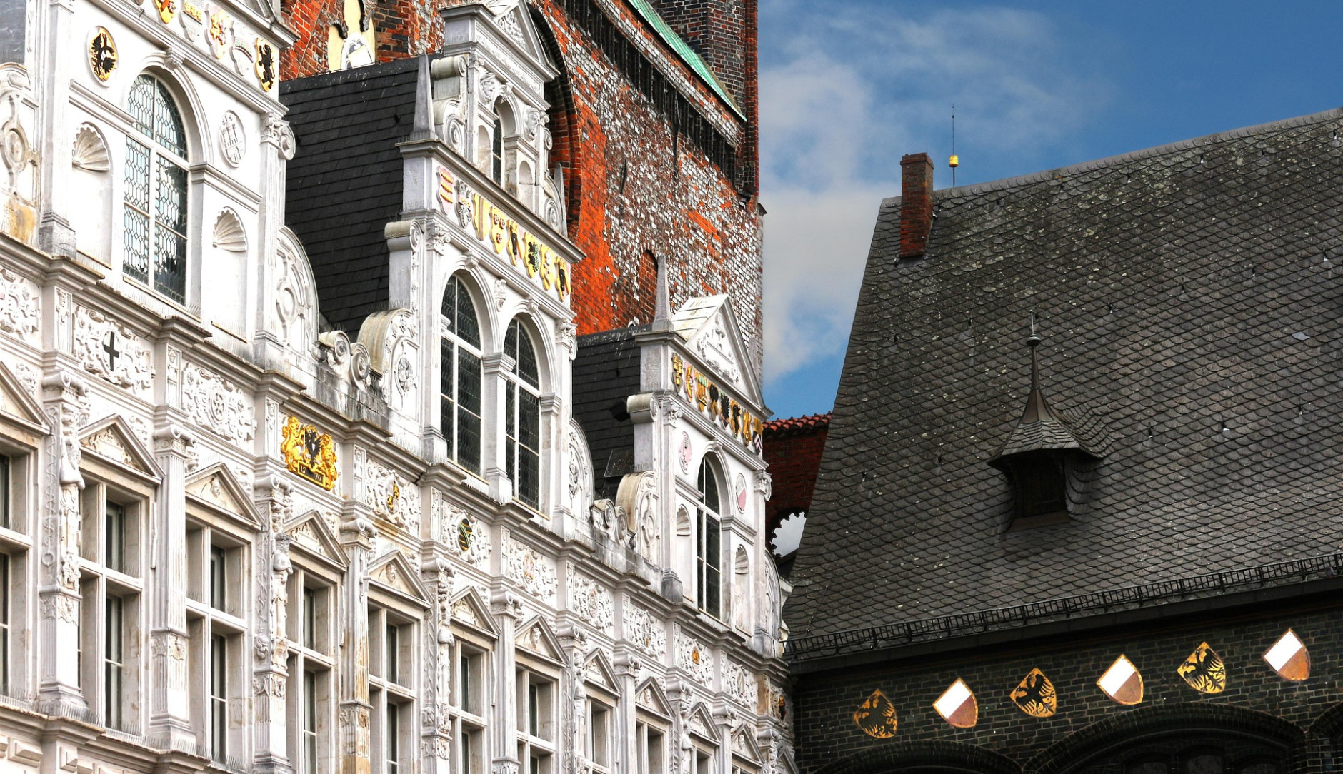 Das Lübecker Rathaus.