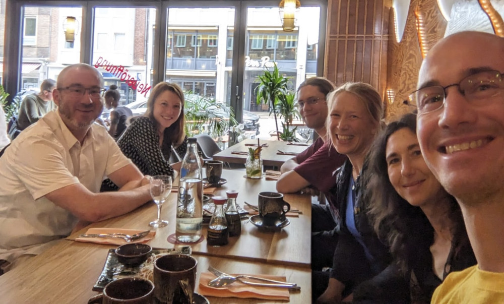 Das Lübecker Team bei einem Meet&Greet.