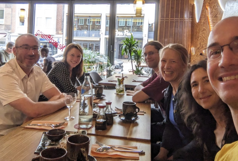 Das Lübecker Team bei einem Meet&Greet.